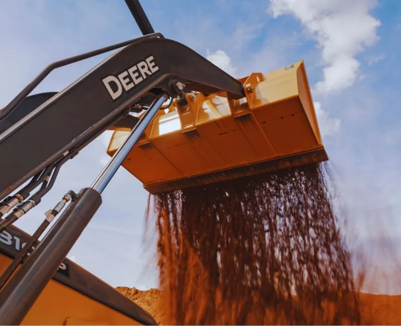 Retroexcavadora john deere