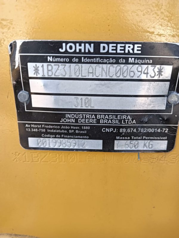 Retroexcavadora John Deere 310L - Imagen 2
